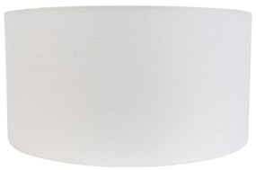 Abajur de tecido branco 50/50/25 Moderno