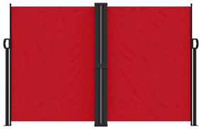 Toldo lateral retrátil 160x600 cm vermelho
