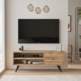 Móvel TV CD1 – Pinho Atlântico – 110 cm x 44 cm x 40 cm
