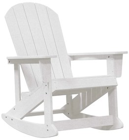 Cadeira Baloiço Adirondack Branca 73.5x92x90 cm HDPE