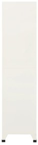 Cacifo aço 90x45x180 cm cinzento e azul
