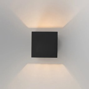 Conjunto de 4 candeeiros de parede pretos - Transfer Moderno,Industrial,Design