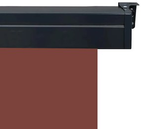 Toldo lateral para varanda 145x250 cm castanho