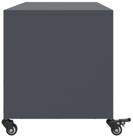 Móvel de TV 100,5x39x43,5 cm aço antracite