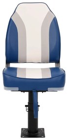 Assentos de barco 2 pcs c/ pedestais ajustáveis e rotação 360°