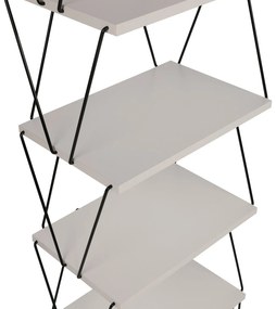 Estante Balaban – Branco – 46 cm x 165 cm x 30 cm