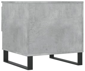 Mesa de centro 50x46x50cm derivados de madeira cinzento-cimento