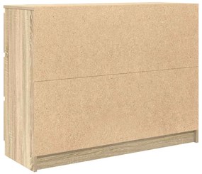 Aparador 100x35x76 cm derivados de madeira carvalho sonoma
