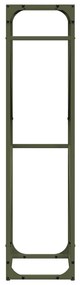 Suporte para lenha aço laminado a frio verde azeitona