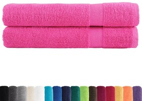 Toalhas premium SOLUND 2 pcs 100x200 cm 600 gsm rosa