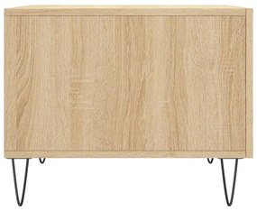 Mesa de centro 50x50x40 cm derivados de madeira carvalho sonoma