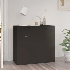 Aparador 80x36x75 cm derivados de madeira preto