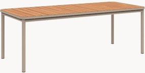 Mesa de jantar de jardim com tampo em madeira de teca Kirra