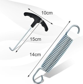 Kit de 20 Molas para Cama Elástica com Gancho em T - 14 cm