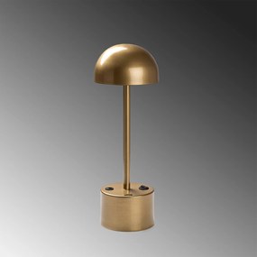 Candeeiro de Mesa Sept – Dourado – Diâmetro 10 cm Altura 29 cm