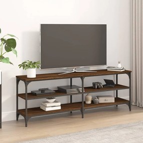 Móvel de TV 140x30x50 cm derivados de madeira carvalho castanho