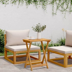 Mesa de jardim dobrável 50x36x60 cm madeira de acácia maciça