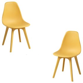 Pack 2 Cadeiras Kelen Suprym - Amarelo