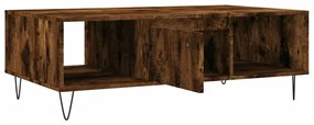Mesa de centro 104x60x35cm derivados de madeira carvalho fumado