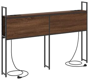 Cabeceira de armazenamento Carvalho castanho 160 cm