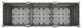 Canteiro elevado 120x40x38 cm polipropileno