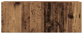 Conjunto de armário TV de parede 6 pcs madeira madeira velha