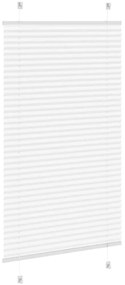 Branco Plissada Cega 70x100 cm Largura Tecido 69,4 cm Poliéster