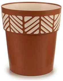 Plantador Orfeo Castanho Plástico (29 x 29 x 29 cm)