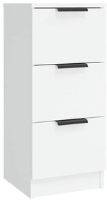 Aparadores 3 pcs madeira processada branco