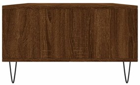 Mesa de centro 104x60x35 cm derivados madeira carvalho castanho