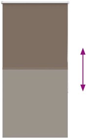 Persiana de enrolar 65x150 cm largura tecido 60,7 cm poliéster