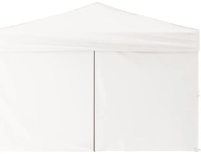 Tenda para festas dobrável com paredes laterais 3x3 m branco