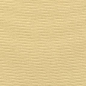 Para-sol estilo vela 3x2 m oxford 100% poliéster cor areia