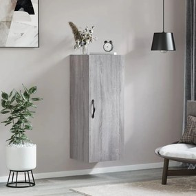 vidaXL Armário de parede 34,5x34x90 cm derivados madeira cinza sonoma
