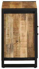 Mesa de cabeceira 40x30x51 cm madeira maciça manga áspera