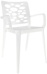 Cadeira Venus Branco c/braços - Pack com 40 cadeiras