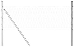 Cerca Hexagonal vidaXL 0.8x10 m Aço Galvanizado