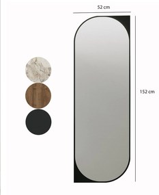 Espelho Livi – Preto – 52 cm x 152 cm