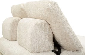 SOFÁ/CAMA FASTER 150X100X80 CM (COMPRIMIDO - TAMANHO DA CAMA 213X150X18 CM) BRANCO