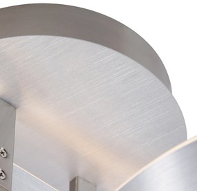 Candeeiro de tecto design aço LED regulável 3 etapas - FRANK Design