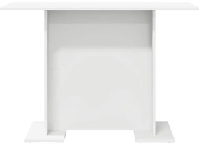 Mesa de Jantar vidaXL Branca 110x60x75 cm Madeira Engenharia