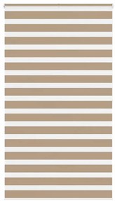 vidaXL Cortina de zebra 125x200 cm largura do tecido 120,9cm poliéster