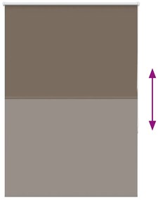 Persiana de enrolar 90x130 cm largura tecido 85,7 cm poliéster