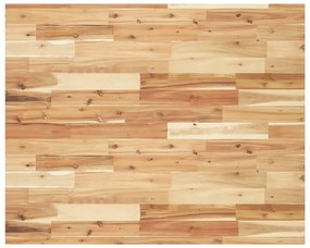 vidaXL Tampo de secretária 100x80x4 cm acácia maciça acabamento a óleo