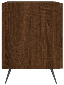 Mesa de cabeceira 2 pcs derivados de madeira carvalho castanho