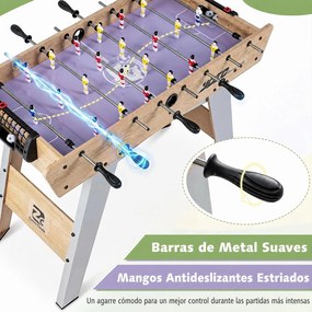 Mesa de Matraquilhos, 88,5 x 69 x 71 cm, Pernas Removíveis, Natural