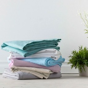 Lençol de cima Naturals Cinzento - Cama de 150 (240 x 270 cm)