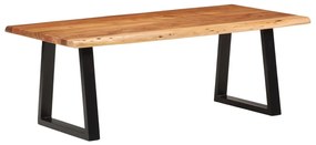 Mesa de centro 110x55x40 cm madeira de acácia maciça