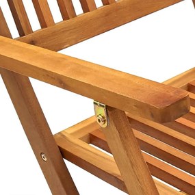 Conjunto de jantar para jardim 9 pcs madeira de acácia maciça