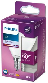 Lâmpada LED Philips E14 6,5 W 806 Lm (4000 K) (ø 4,5 X 8 cm)